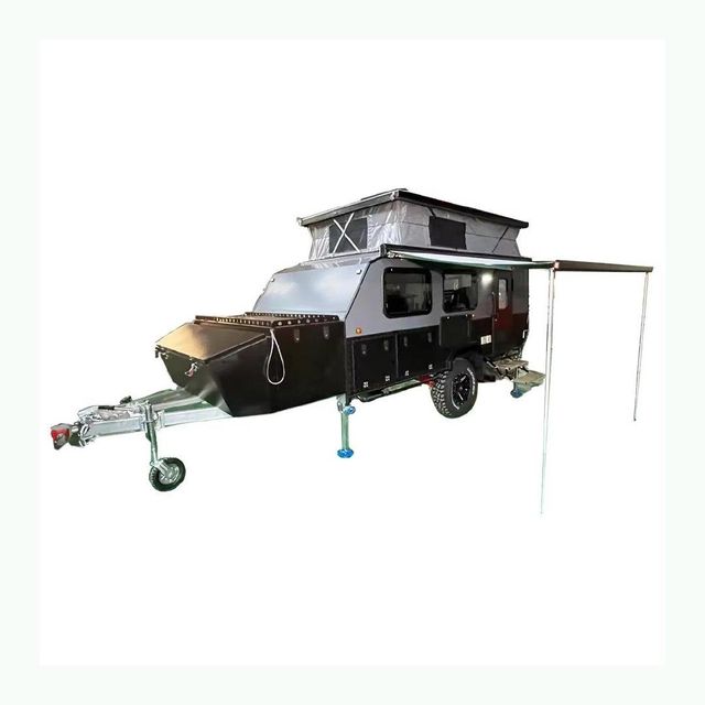 caravan Australian standards RV camping trailer for off road travel high quality trailer built to meet Australian safety standards with durable chassis advanced suspension and comfortable interior suitable for long distance touring and outdoor adventures - Image 3