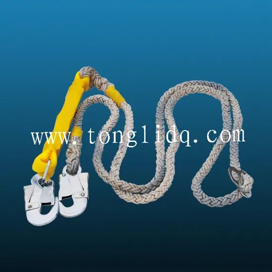 Safety Harness Rope Origin China Strength 22kn Specification CE Trademark Andian Type Safety Rope HS Code 63072000 Webbing Width - Image 1