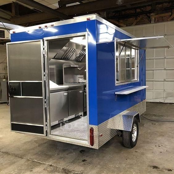 Professional Mobile Kitchen Trailer With Hot Dog Taco Truck Coffee Shop Setup For Fast Food And Beverage Service - Image 2