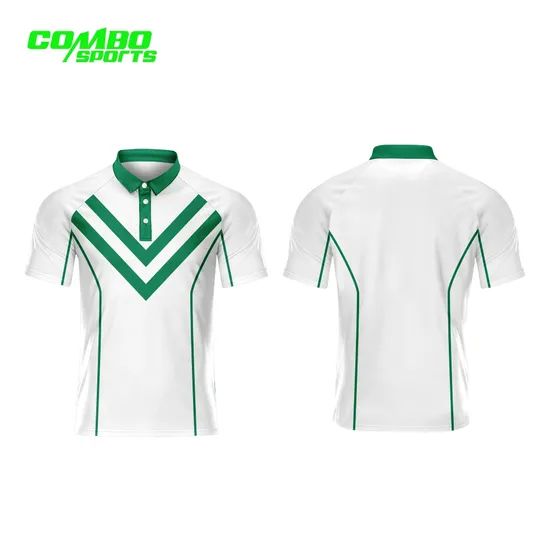Combo Customized Polyester Sublimation Printing Teamwear Polo Shirt - Image 3