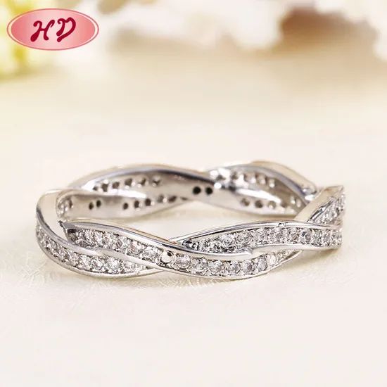 Latest Gift Items 18K Gold Wedding Rings Jewelry Women - Image 2