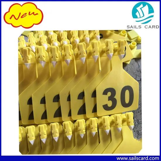 Female Ear Tag Together Male Tag for Livestock ID Tracking Color Yellow Condition New Shape Irregular Trademark sails Origin - Image 4