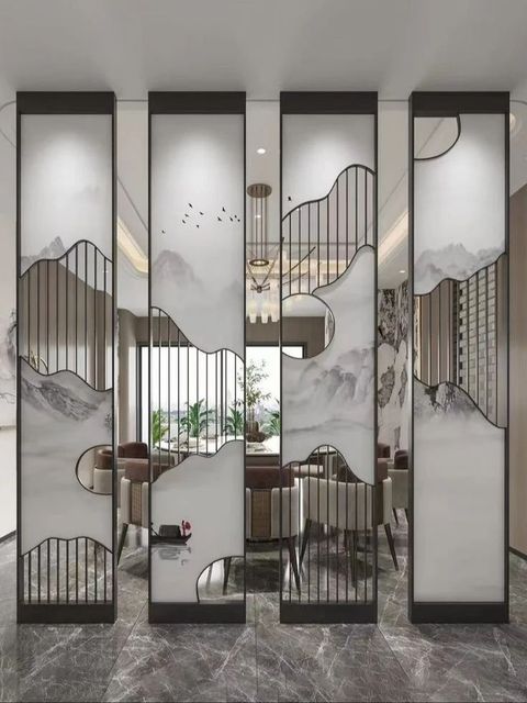 Aluminium Frame Glass Partition Design Plain Thickness 6 mm Finishing Matty Insulation Thermal System Thickness 45mm Partition Style Grid - Image 10