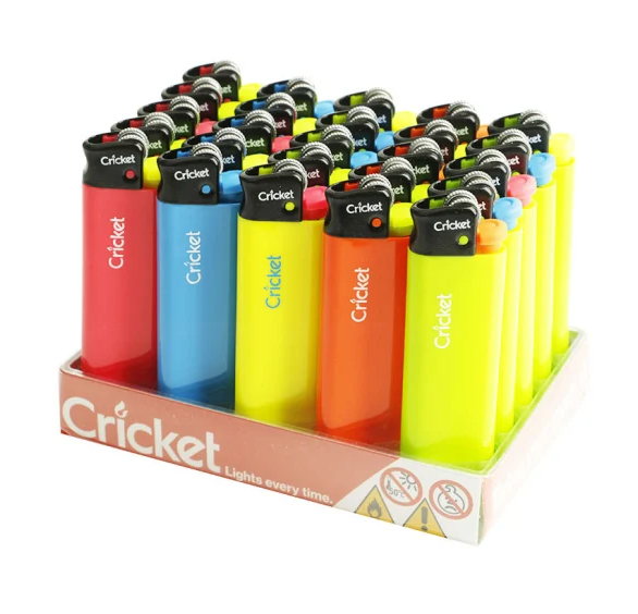 Top Quality Plastic Cricket Gas Lighter / Disposable Cricket Lighter with custom logo - Image 4