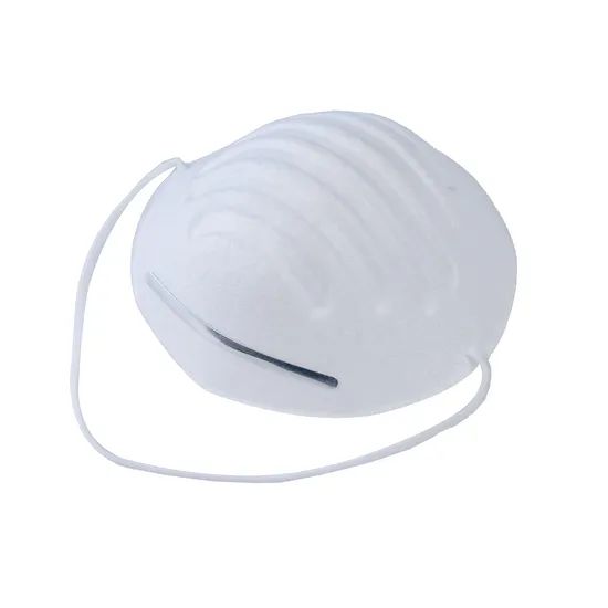 Disposable Dust Mask for Particulate Protection Color White Layers 2 Ply Origin China Trademark OEM Model NO. 1210 Style Headloop - Image 2