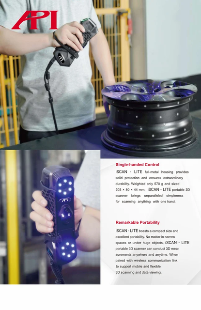 API 3D Laser Scanner Make API Precision High Model I Scan Magic Accuracy 20 micron Scanning Speed Rapid Is It Portable - Image 11