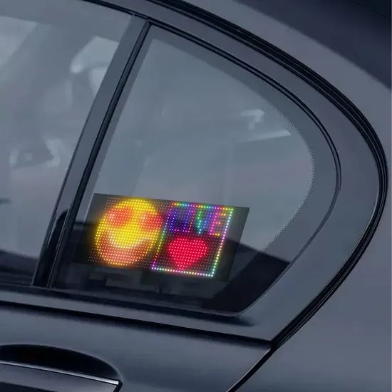 Personalize Your Drive: Super Bright Car Rear Matrix Pixel LED Display - Image 1