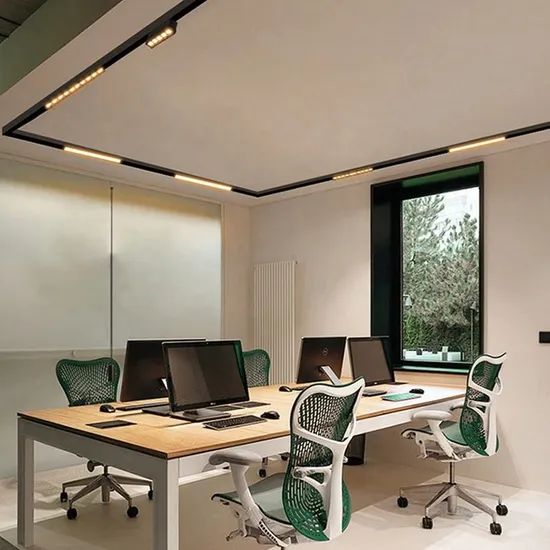 New Design Indoor 48V Aluminium Profiles Magnet Linear Track Lighting System LED Magnetic Ceiling Light for Stretch Ceilings - Image 6