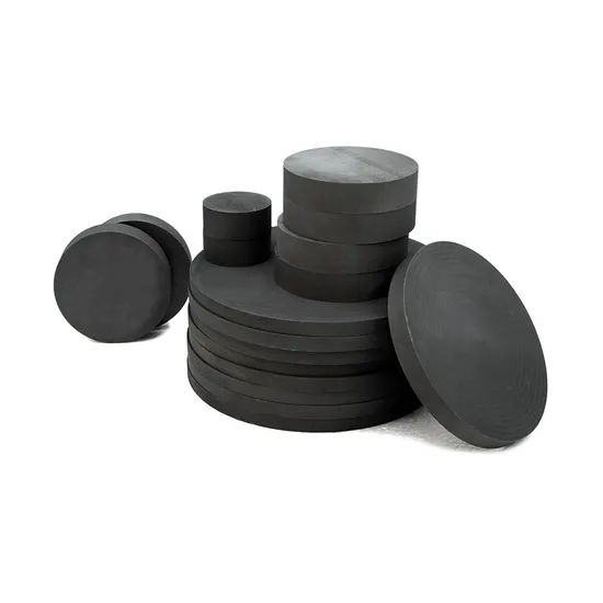 Graphite Products Isostatic High Density Graphite Round Sheet Graphite Round Plate Graphite Disc for Vacuum Pump Pyrolytic Graphite - Image 4