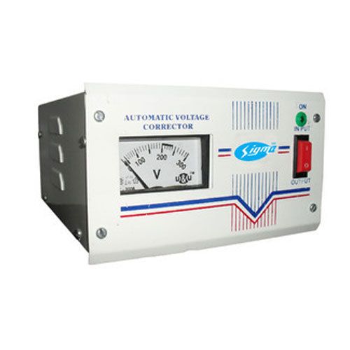 Voltage Stabilizer Brand Sigma Frequency 50 Hz Voltage 220-240V Phase Single Phase Material Mild Steel Surface Finished - Image 1