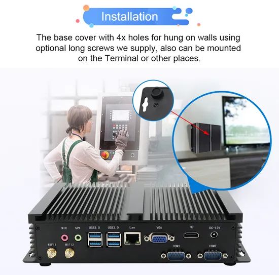 Embeded Computer for Kiosk Office Intel Core I5-8350u Barebone Mini PC Win11PRO - Image 2