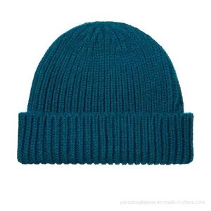 Custom Wholesale Fashion Winter Warm Sport Rib Cool Beanie Knitted Cap Hat - Image 4