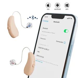 Free Sample 2024 New OTC Cheap Ric Hearing Aids Bluetooth Digital Programmable Rechargeable Ric Hearing Aid - Image 1