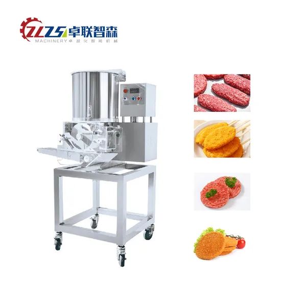 Fully Automatic Burger Patty Making Line Chicken Nuggets Breading Machine Meat Patty Production Line - Image 6