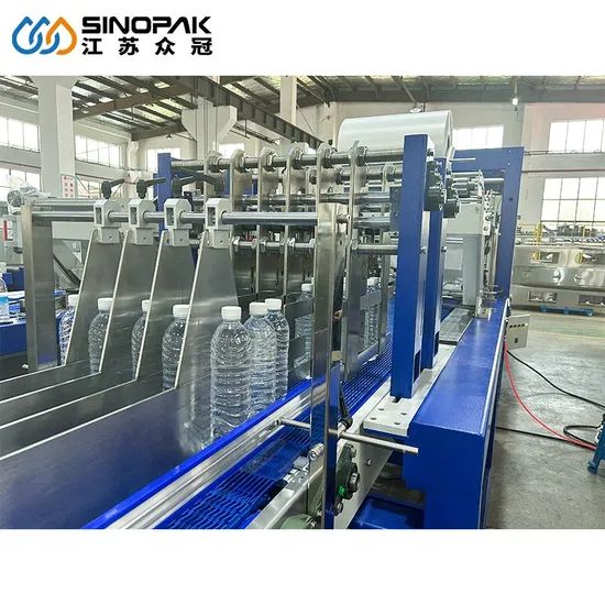High Speed Linear Type Fully Automatic PE Film Shrink Wrap Packaging Machine Pet Water Bottles Cans Packaging Heat Shrink Wrapping Packaging - Image 4