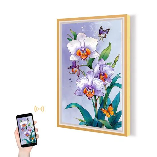 Bright 500 Nits Digital Photo Frame for Industry and Art ROM 2g RAM 32g Type IPS Origin China Shape Square Material - Image 6