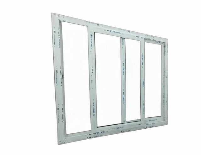 6 Feet UPVC Sliding Window Frame Form Rigid Color White Height 6 Feet Durability High Shape Rectangular Open Style - Image 3