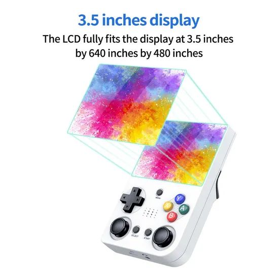 Custom 3.5 Inch Screen M21 Retro Handheld Gaming Player Classic Video Game Consoles - Image 3