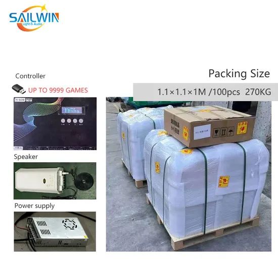 Sailwin Wired Interactive RGB Activate Game LED Dance Floor for Stage Game Event - Image 6