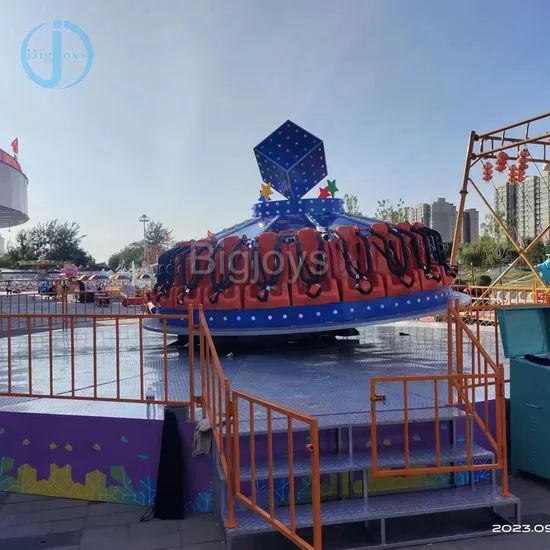 Crazy Dancing Amusement Park Rides Flying Turntable Huly Gully Ballerina Rides - Image 4