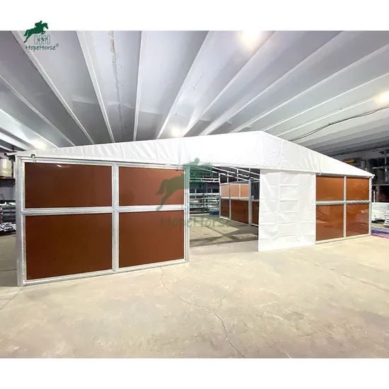 Safe and Strong Portable Galvanized Horse Stable Panel Stall Horse Equipment - Image 2