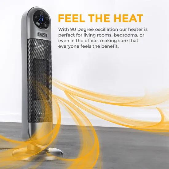 Small Patio Heater with High Accuracy Over Heat Protection Technology - Image 2