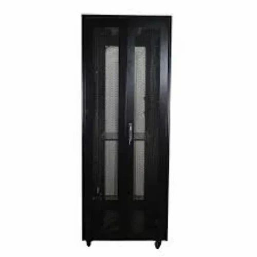 Netrack Floor mount Racks - NRS1 600 Series Rack Size 42U Accessories PDU Rack Color Black Rack Depth 600 mm Rack Width 600 - Image 1
