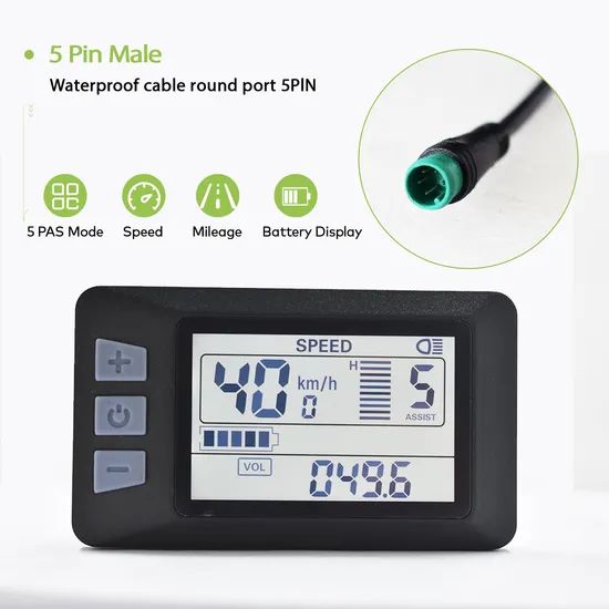 Bike Conversion Kit Fatbike LCD Display Ebike Speedometer Accessories - Image 1