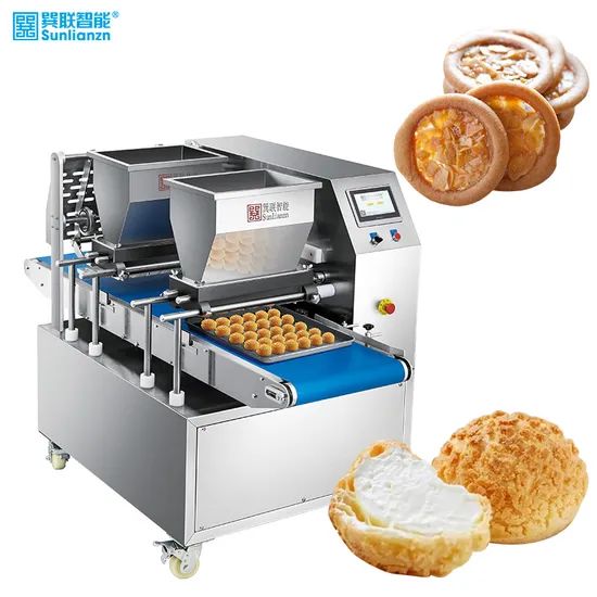 Puff Pastry Choux Custard Cream Cake Injection Forming Machine Processing Line - Image 5