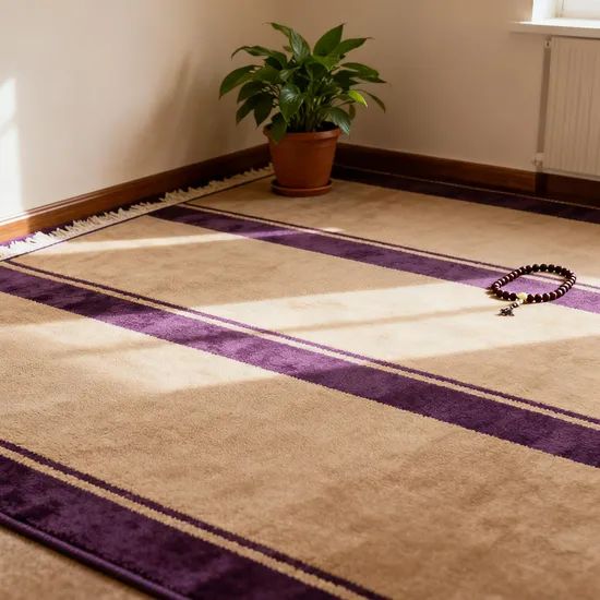 Factory Direct Sales Wholesale Muslim Embossed Worship Blanket Prayer Mat Islamic Prayer Rug with Tassels - Image 2