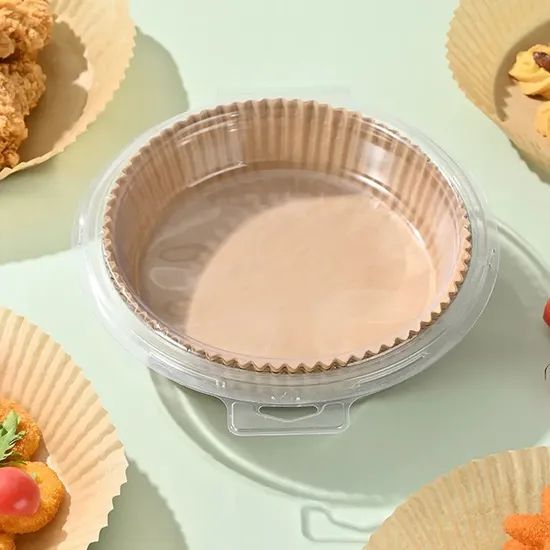 Food Grade Custom Air Fryer Perforated Parchment Paper Liners Non-Stick Baking Parchment Paper - Image 6