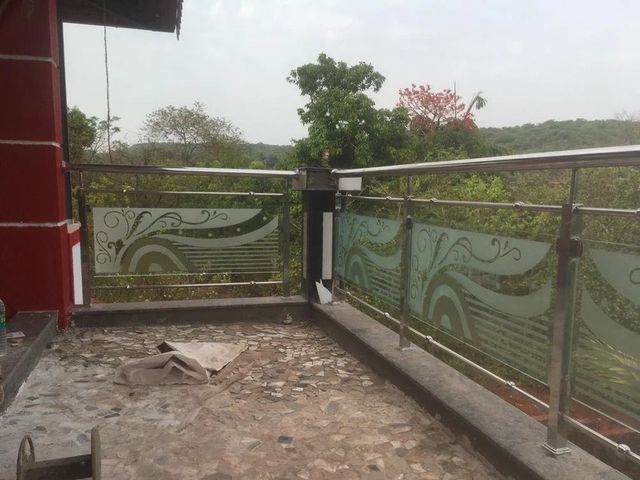 Glass Balcony Railing Design Panel Position Balcony Color Transparent I Deal In New Only Thickness Customized Usage/Application AS - Image 4