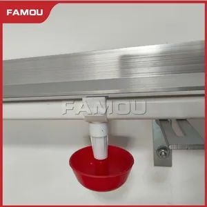 Poultry Equipment Meat Chicken Broiler Floor Rearing System with Feeder Pan - Image 3