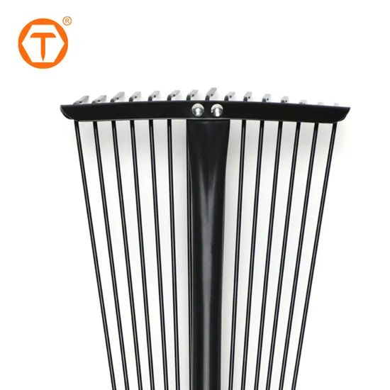 15 Teeth Steel Lawn Home Leaf Rake Weed Rake Origin China Scope Gardens Shape Flat Rake Model NO. GE5017 Teeth Single - Image 3
