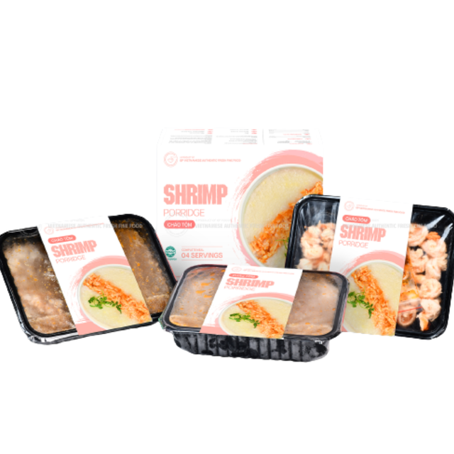 Porridge Shrimp 1960Gram Fast Delivery Convenience 4 Serving In 1 Box Haccp Ppe Trays Vietnam Manufacturer - Image 3