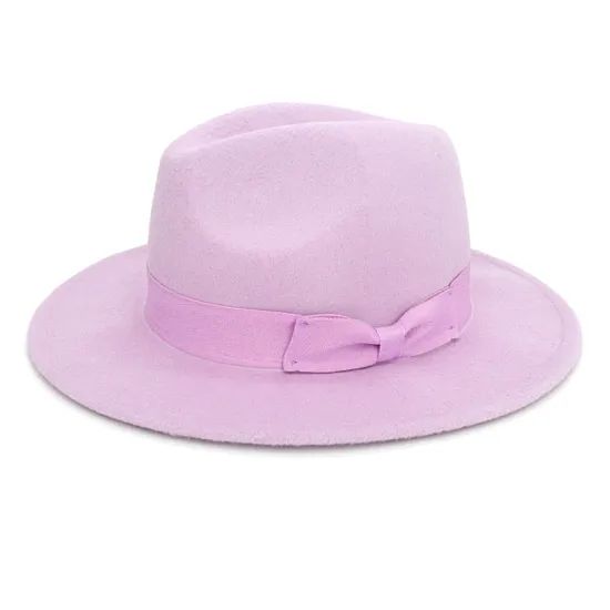 Lady Wide Brim Wool Fedora Cap Gentleman Felt Fedora Hats Origin China Style Checked Gender Unisex Brim With Brim Crown With Crown - Image 1