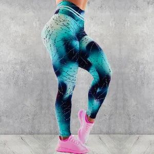High Quality Leggings with Strips Breathable Multi Color Gym Leggings - Image 1