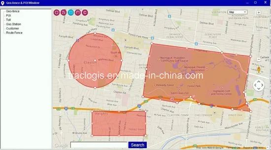 GPS Vehicle Tracking Software with Automated Alerting System Model NO. TL2000W Trademark Traclogis Type Monitoring - Image 1