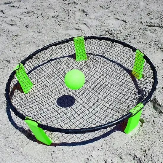 Mini Outdoor Roundnet Balls Volleyball Spike Game Set Bouncy - Image 5