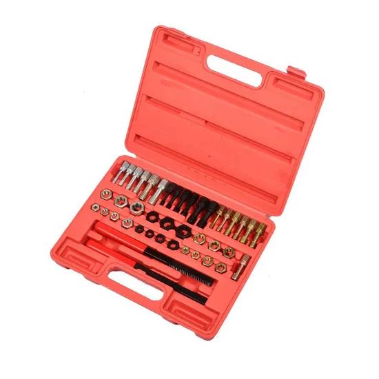 Universal Dies Thread Chaser Set Rethread Repair Tool Fractional and Metric Thread Restorer Kit - Image 2
