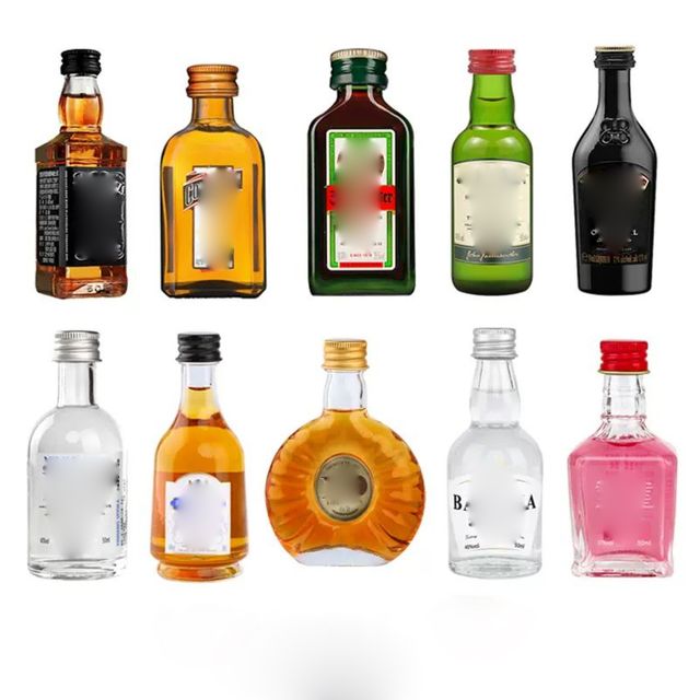 Wholesale 30ml 40ml 50ml 100ml Mini Miniature Juice Wine Spirit Liquor Glass Bottle for Whisky Vodka - Image 3