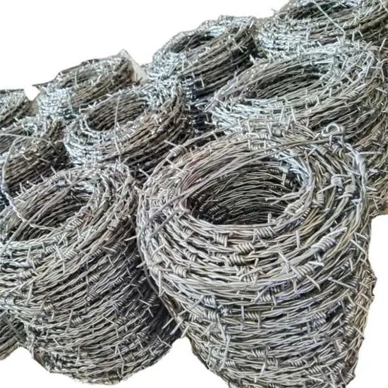 Low Cost Perimeter Protection Wire Anti-Rust 12X14 Gauge Barbed Wire - Image 1