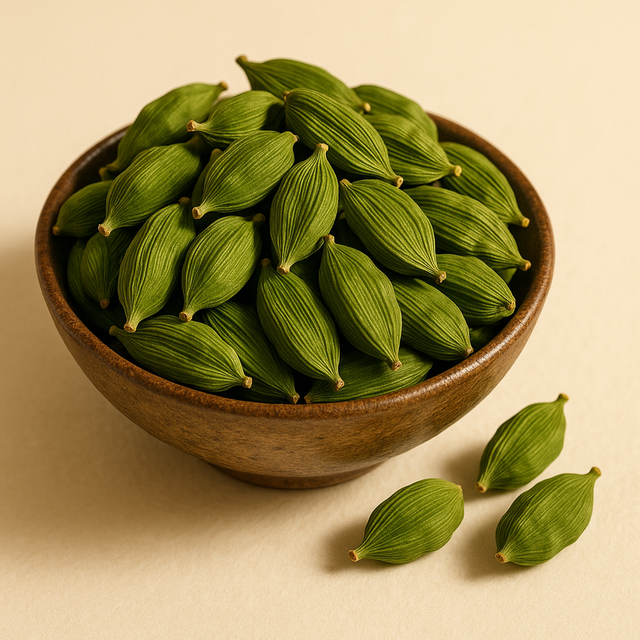 Tanzanian Green Cardamom Bold 8mm+ Whole Pods - Elaichi - Image 1