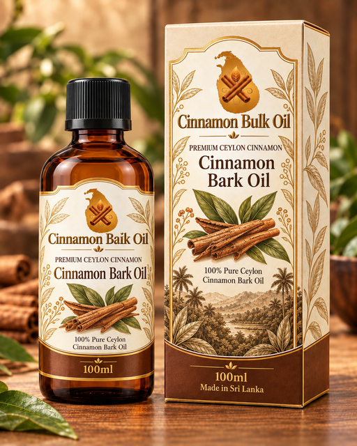 Premium Ceylon Cinnamon Bark Oil – 50ml | Sri Lanka Export Supply - Image 1