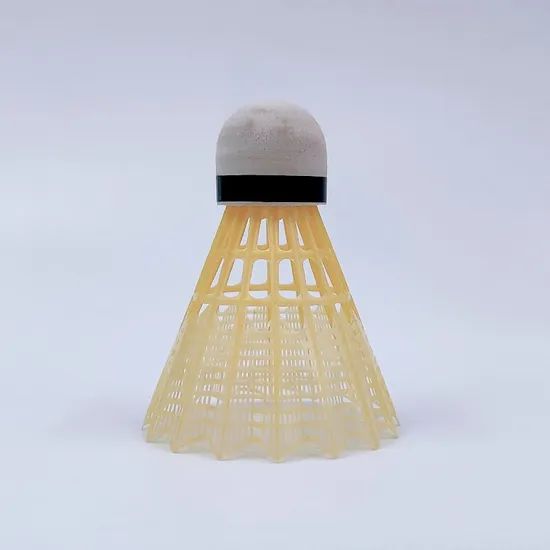 Plastic Shuttlecock Dozen Manufacture Badminton Shuttlecock OEM Yes Usage Game Color Yellow Origin China Model NO. P102 Feature Durable - Image 1