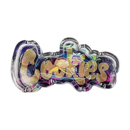 Cookies Shaped LED Ashtray Resin Material Cartoon Design Glow Ashtray - Image 2