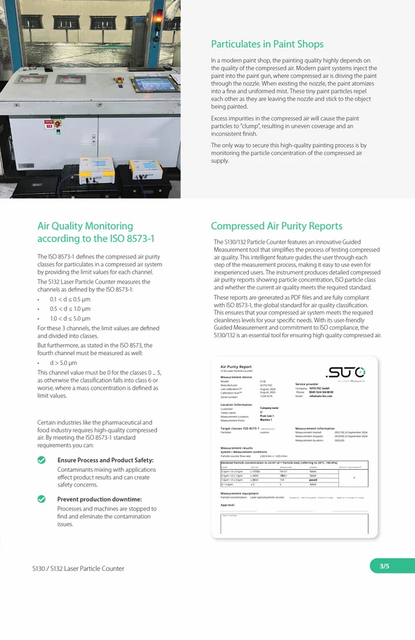 Suto S130 Laser Particle Counter, For Laboratory Brand Suto Material Mild Steel Usage/Application Laboratory Particle Counter Type - Image 6