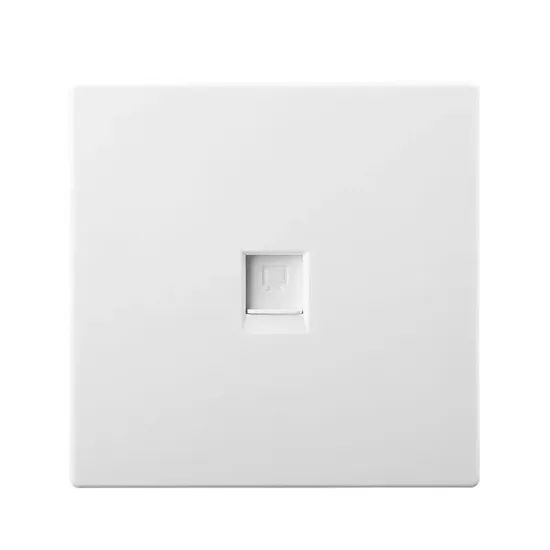 Face Plate for RJ45 Keystone Jacks Telecom Parts Single Port Socket - Image 1