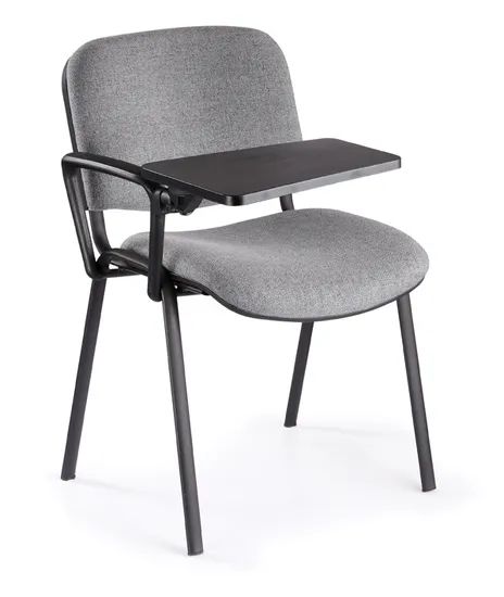 Simple Design School Student Chair with Writing Pad Color Black Rotary Fixed Shape Square Style Modern Trademark MAC Condition - Image 4