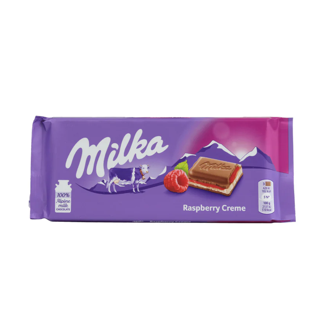 Chocolate Bars Milka Raspberry 100g - Sweet & Tangy Chocolate Delight - Image 3